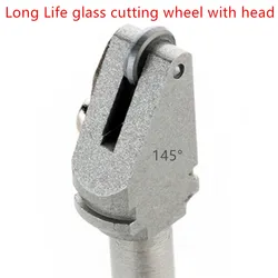 Ferramentas de corte para vidro cnc, rodas de carboneto de tungstênio, suporte de cabeça de substituição para vidro flutuante, máquina de corte de espelho de cerâmica