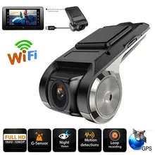 Автомобильный видеорегистратор Dash Cam ADAS 1080P Full HD видеорегистратор ночного видения Wi-Fi Обнаружение движения g-сенсор камера видеорегистраторы с TF картой