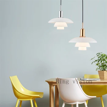 

Nordic Designer Pendant Lights 3/4 Glass Loft Hanging Lamp for Living Room Bedroom Kitchen Home Decor Suspension Luminaire Iron