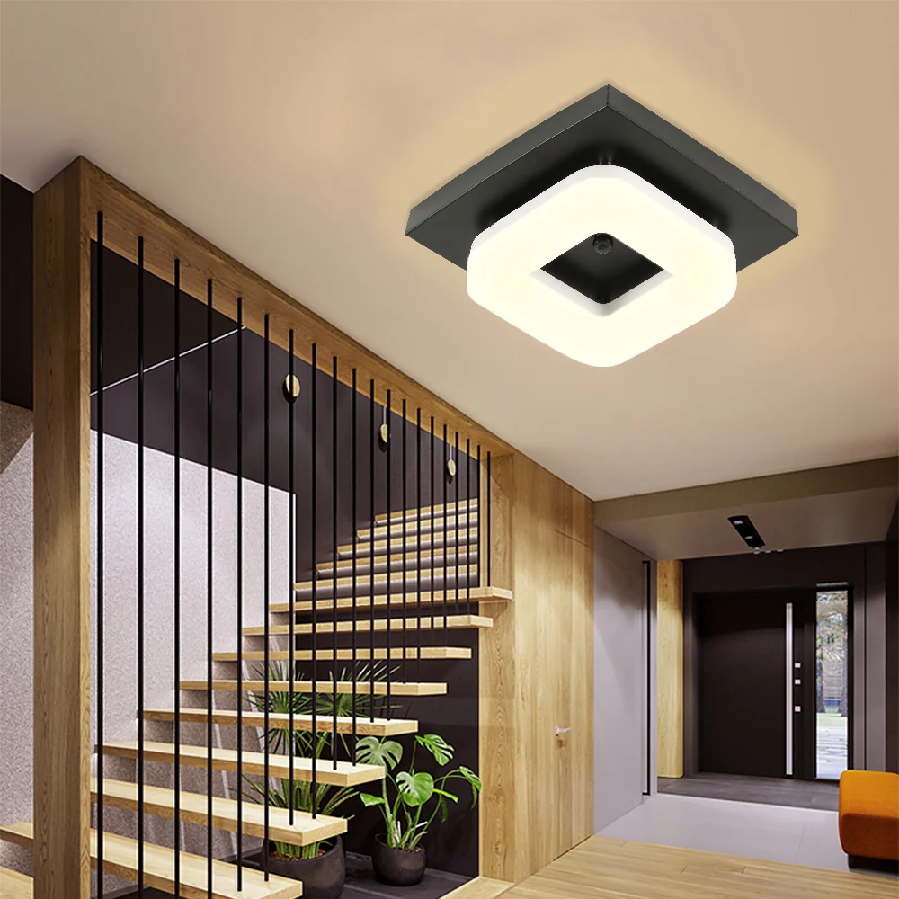 

LED Ceiling Light Ceiling Panel Light Corridor Porch Balcony Light Indoor Lighting Surface Mount Square Ceiling Light