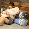 Cartoon Animal Dinosaur Pig Bunny Teddy Bear Husky Duck Plush Toys Stuffed Soft Long Sleep Pillow Doll Cushion Kids Girls Gift ► Photo 3/6