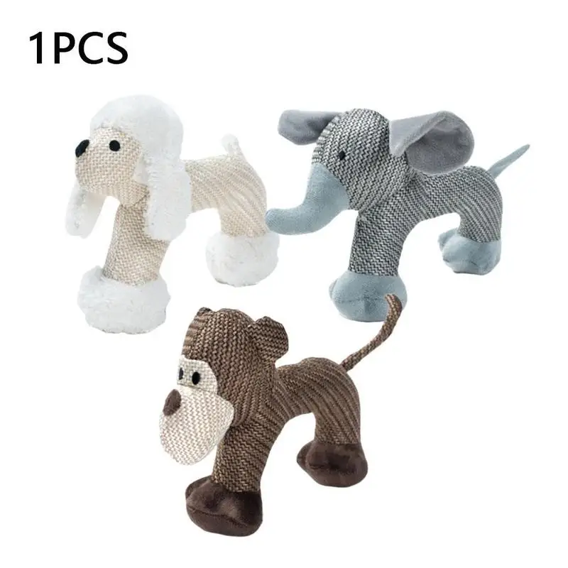 Dog Chew Toys Bite Resistant Dog Squeaky Duck Toys Interactive Squeak