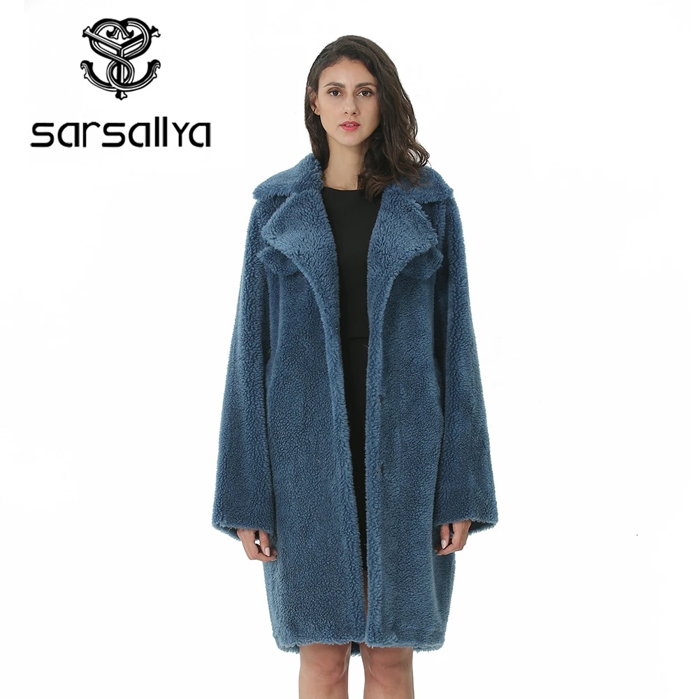 Kopen Winter Wollen Jas Vrouwen Wol Bont Jas Vrouwelijke Lange Wollen Jassen Dames Warme Dikke Herfst Overjas Wol Blend Elegant Casual 2019