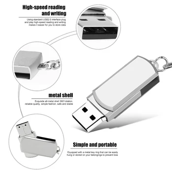 

Metal USB Flash Drive Thumb Drive Bulk USB Memory Stick for Computer Laptop External Data Storage USB Stick Pen Drive GK