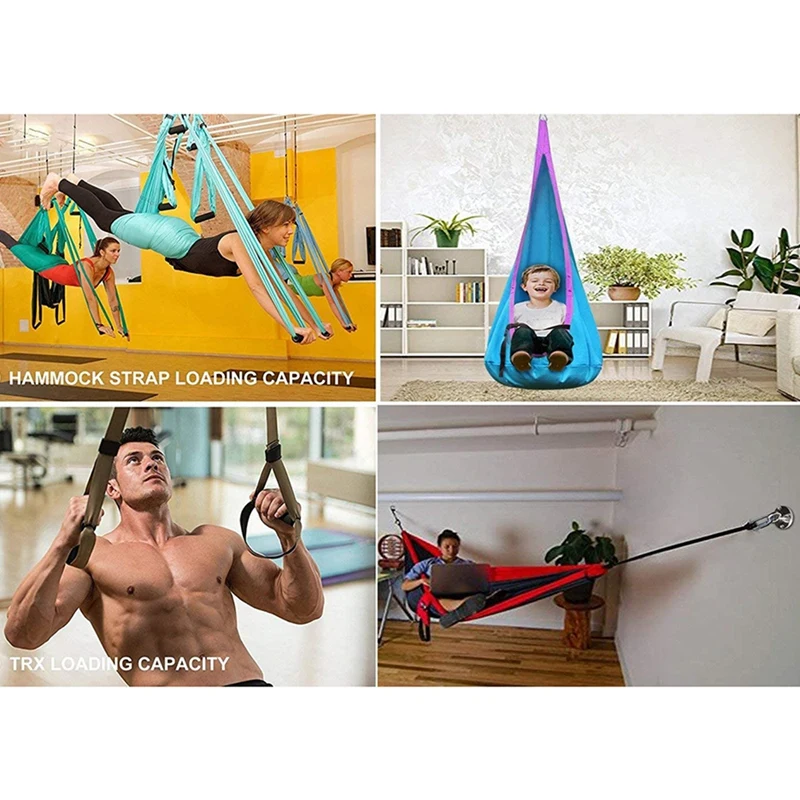 2 шт. подвесные потолочные крючки гамак качели крюк боксерский Пробивной мешок