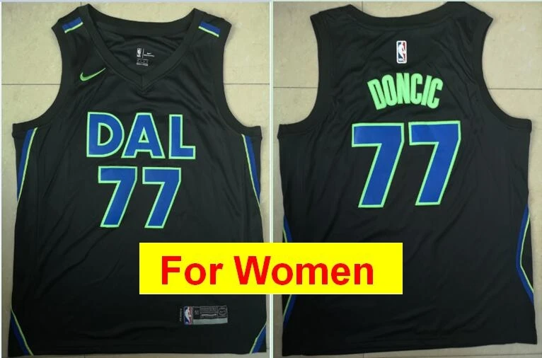 Dallas Luka Doncic Dirk Nowitzki баскетбольные майки для женщин - Цвет: Розовый