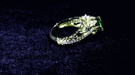 Bague Ringen, Овальный Изумрудный дворец, полый узор, серебро 925, ювелирное изделие, винтажное Драгоценное кольцо для женщин, Бабочка, корона