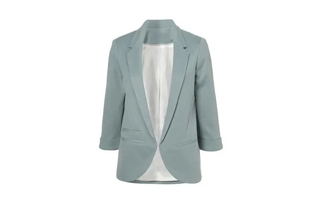 Модная куртка Женский костюм с рукавами в семь точек женская одежда Blaser Feminino пальто женские трендовые товары сплошной цвет