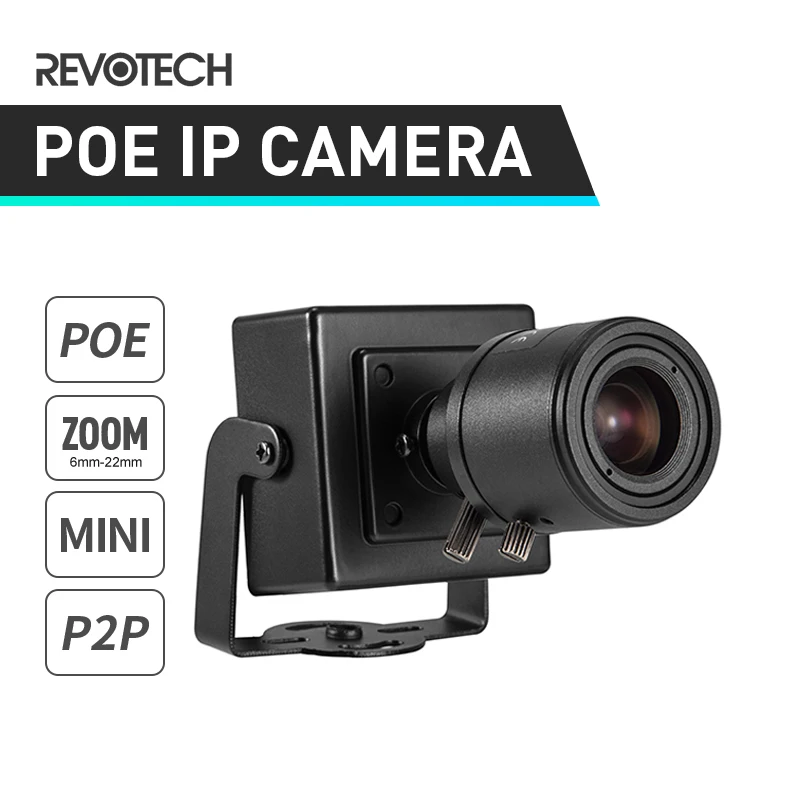 POE HD 1080P 6-22 мм ручной зум-объектив Мини Тип 2.0мп внутренняя IP камера безопасности камера ONVIF P2P CCTV Cam система