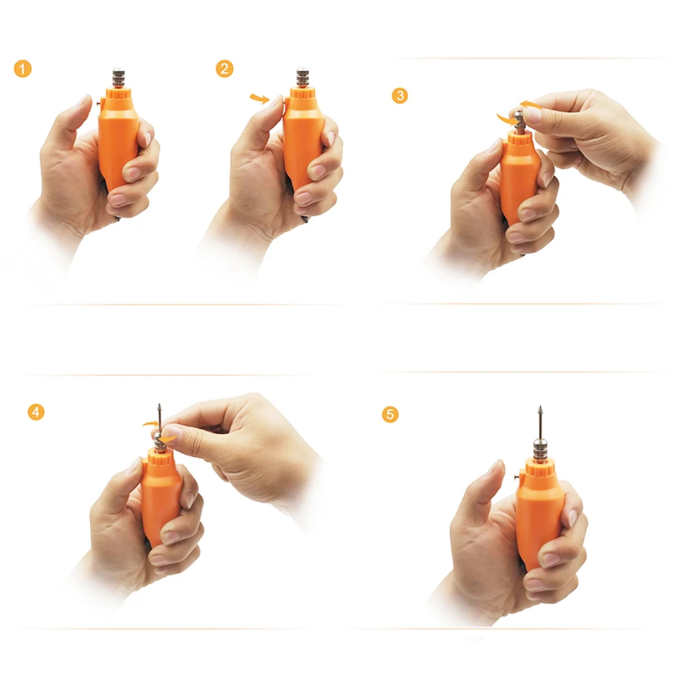 Cordless Electric Screwdriver Mini Electric Drill Handheld Portable Grinder Grinding Polishing Cleaning hand Drill Bit Kit