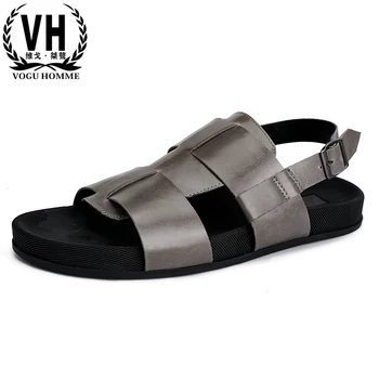 

Summer Roman Shoes mens Outdoor mens gladiator sandals summer Men Slippers Flip Flops casual Shoes beach outdoor anti-skid