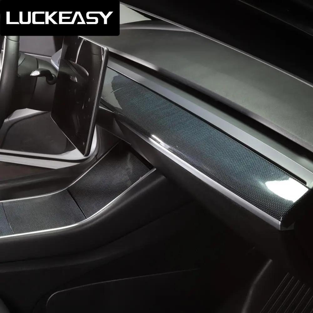 LUCKEASY окна автомобиля кнопки изменение патч для Tesla модель 3- Автомобильный Дверной замок декоративная заплатка 14 шт./компл