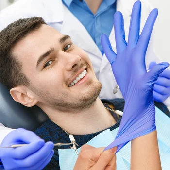 

100pcs/set Multifunction Disposable Nitrile Gloves Dustproof Cleaning Garden Gloves Universal For Left and Right Hand