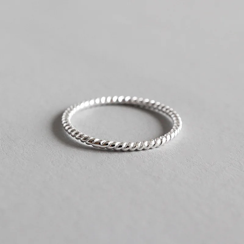 Genuine Pure 925 Sterling Silver knuckle ring set small finger MIDI finger ring simple design fashion jewelry rings women silver ring silver rings
