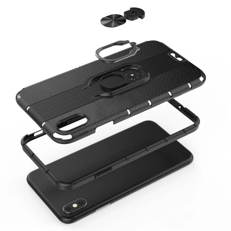 Роскошный мягкий противоударный чехол для iphone 11 Pro Max автомобильный держатель магнитное кольцо-кронштейн чехол s для iphone X XR XS Max 6 6s 7 8 PLus