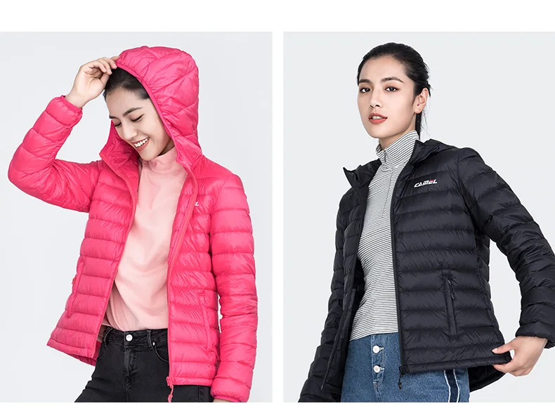 Короткая куртка на утином пуху белого цвета, пальто с гусиным пухом Northface с капюшоном для женщин и мужчин, ультра-светильник, теплая парка больших размеров