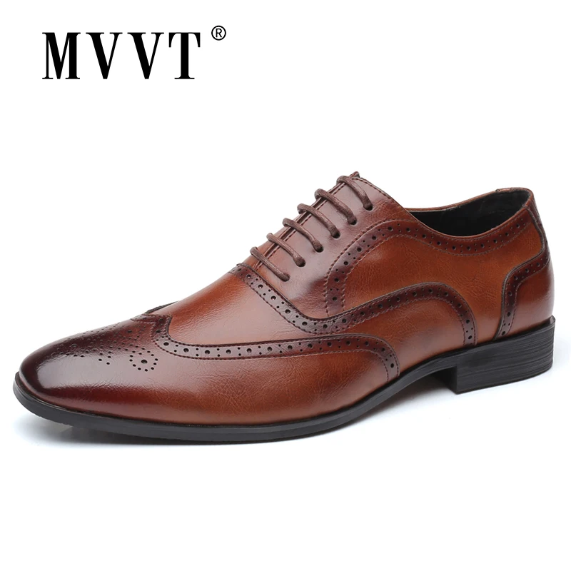 Английские остроконечные кожаные туфли-лодочки обувь мужские оксфорды деловые