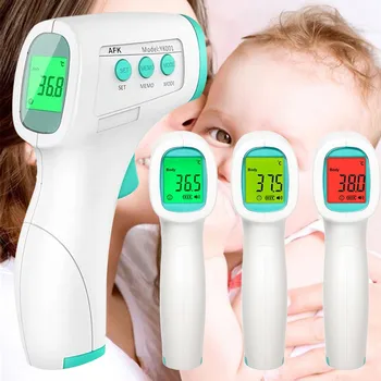 

Forehead Non-contact Infrared Thermometer ABS for with LCD Display Digital Laser Temperature Tool 1/2pc