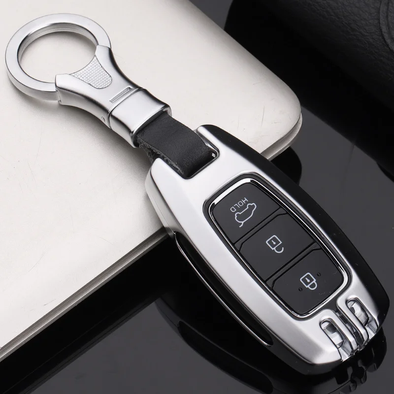 Чехол для автомобильного ключа из цинкового сплава чехол Hyundai i30 Ix35 Solaris Azera Elantra