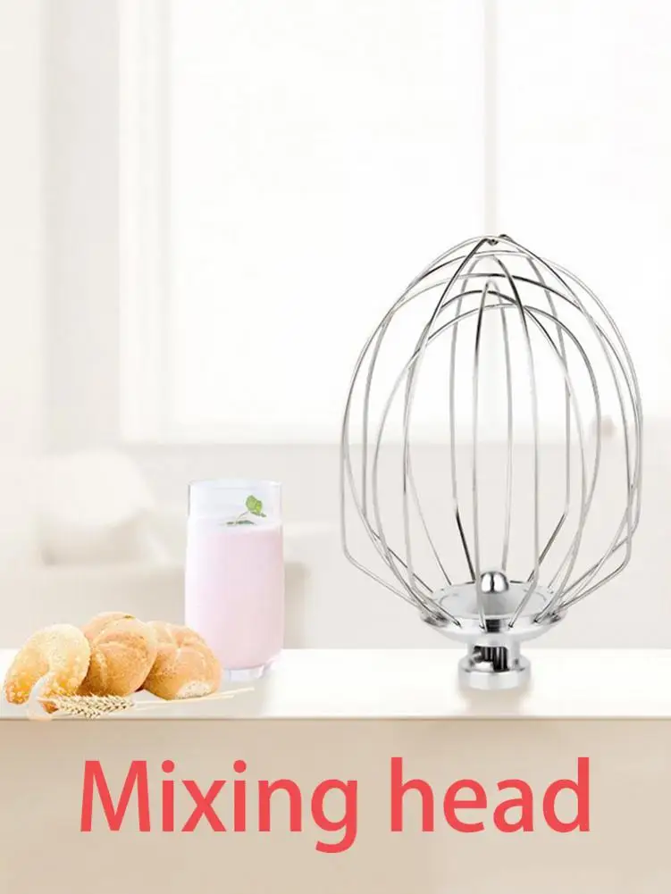 304 проволочный миксер из нержавеющей стали, насадка для KitchenAid K45WW 9704329, воздушный шар для муки, взбивания яиц, мешалка для крема