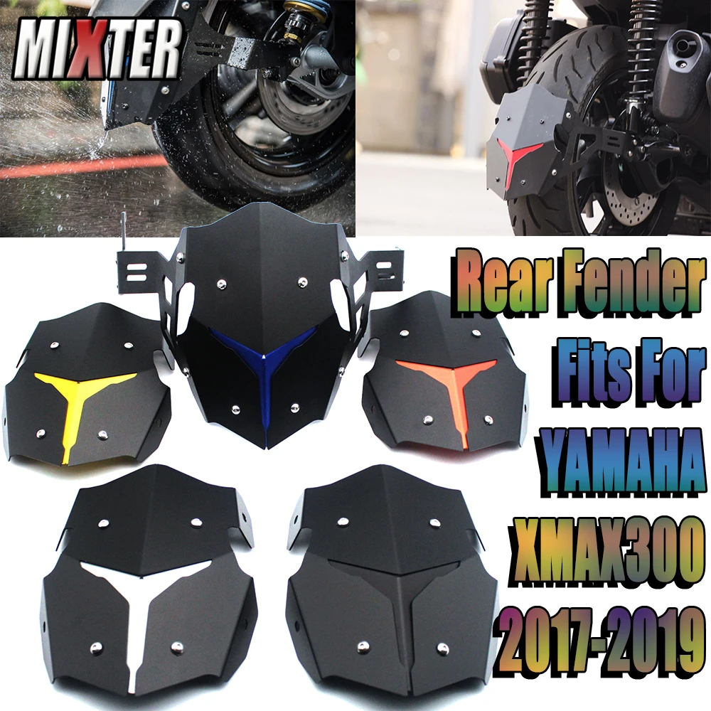 Motorcycle Aluminum Rear Mudguard Spalish Fender Mud Dust Guard Mudflap Fit For XMAX300 XMAX 300 2017-2019 X-MAX | Автомобили и
