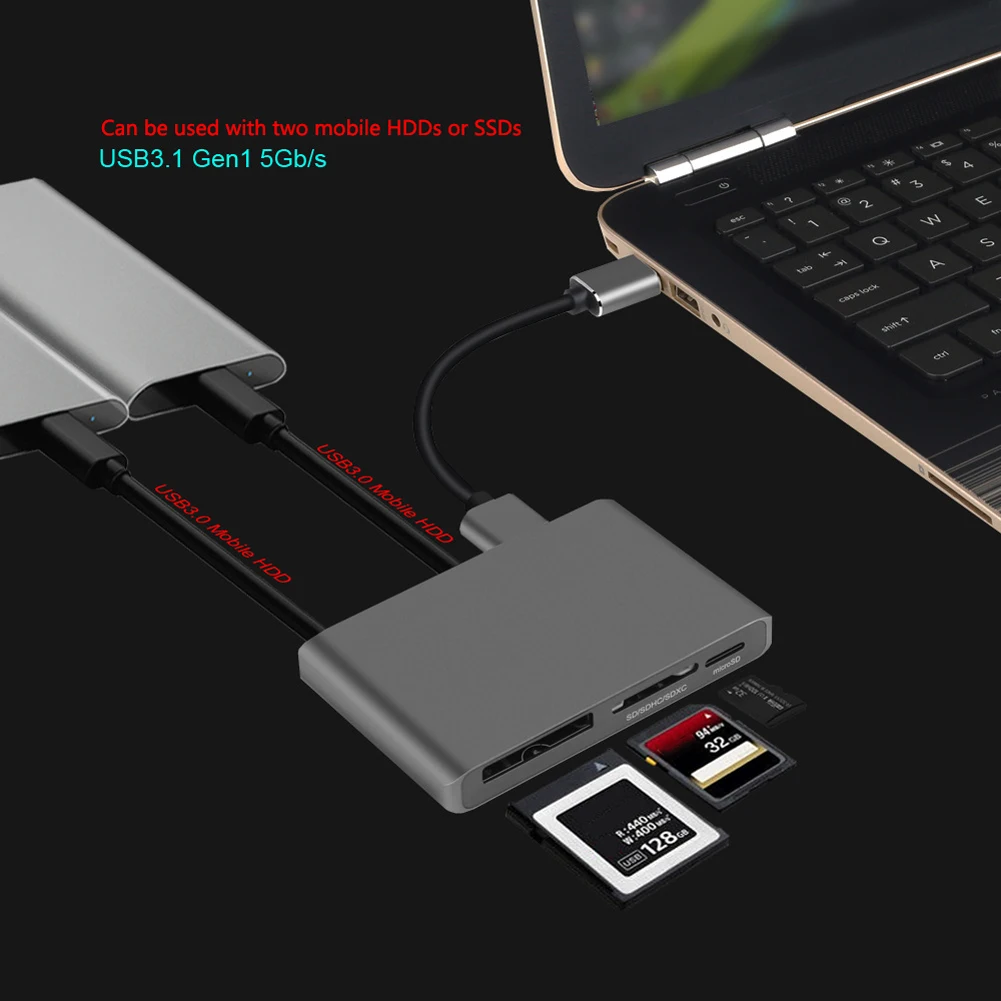 Адаптер XQD Kaartlezer USB 3,0 En интерфейс type-C флэш-память Kaartlezer Geschikt для sony G серия sony M серия SD серия