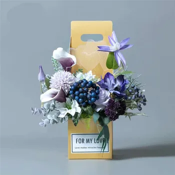 

Valentine's Day DIY Flower Wrapping Box Gift Packing Box Bouquet Florist Supplies Wedding Decoration Home Decor