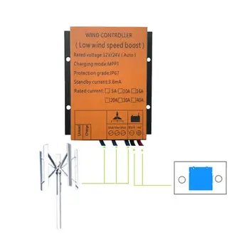 

Solar Complementary Wind Turbine Controller Low Voltage Charging Durable Practical Generator Controller 1000W