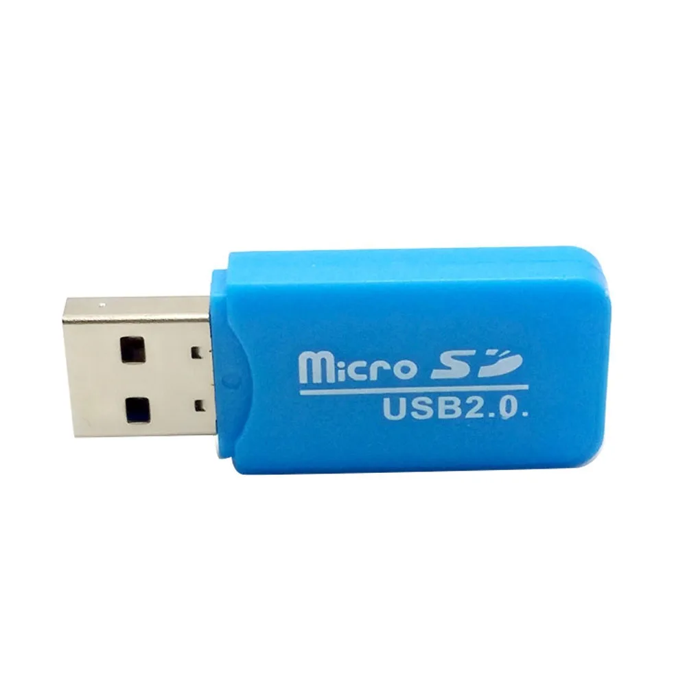 Мини высокое качество мини USB 2,0 кард-ридер для микро карты TF карта адаптер Plug and Play красочный выбор для планшетных ПК