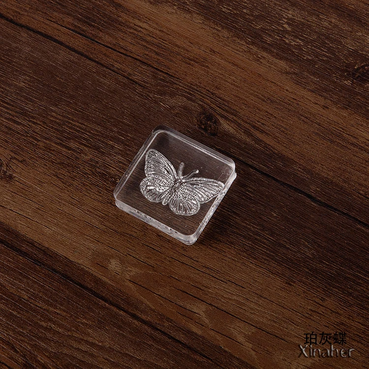 G XINAHER винтажный завод Луна Марка с бабочкой DIY акриловые резиновые штампы для канцелярских принадлежностей Скрапбукинг прозрачные штампы - Цвет: G