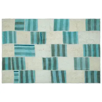 

Handmade Multicolor Vintage Patchwork Rug Area Rug 203x301 Cm-6'8''X9'11''