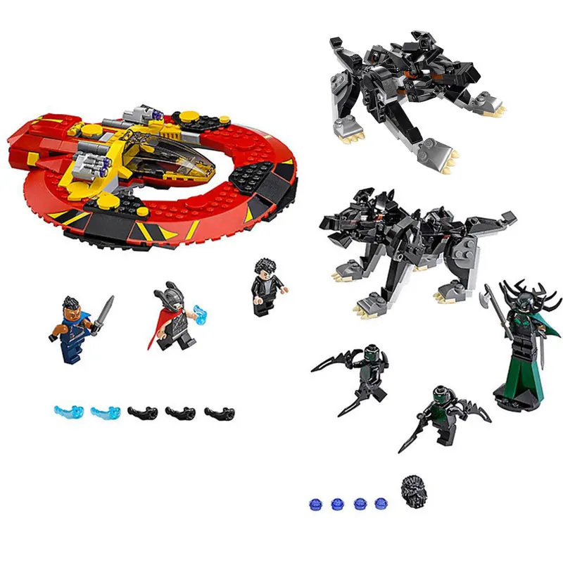 

10747 Super Hero Thor Ragnarok The Ultimate Battle for Asgard Building Block Bricks Toys Compatible With Marvel 76084