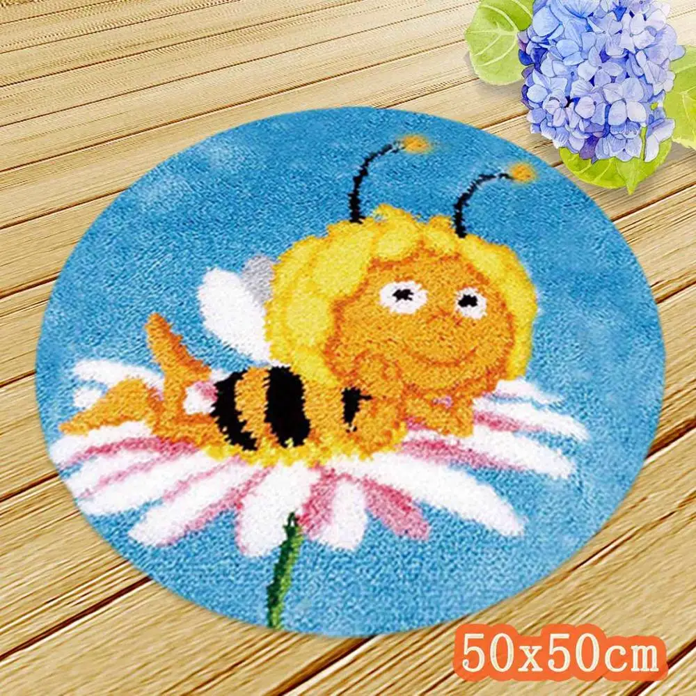 Yellow Вышивка Smyrna Knooppakket Подушка с пуговицей животные рукоделие коврик защелка крючок Подушка Комплект Almofadas Сделай Сам сделай сам подарок кошка - Цвет: Yellow