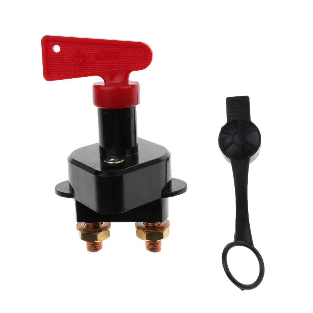  Car RV Boat Battery Isolator Disconnect Power Switch W/Removable Keys
