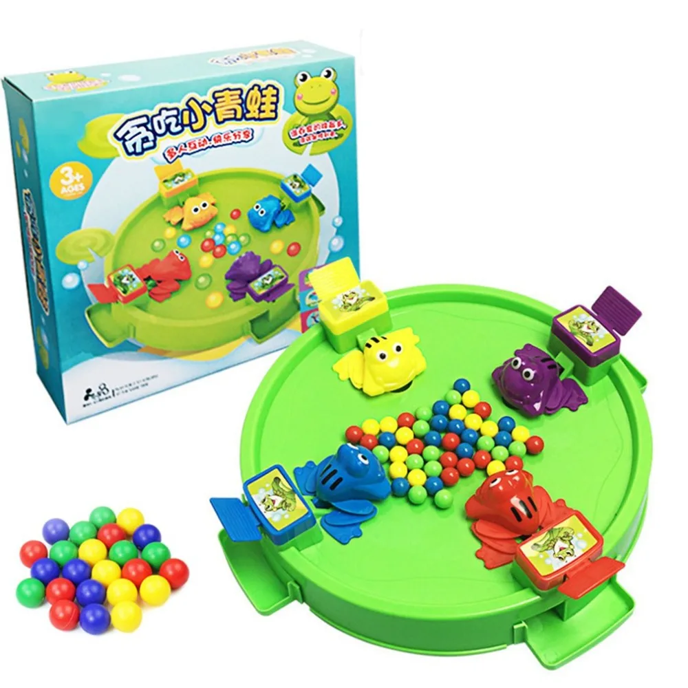 Кормление swaling Beads лягушки едят бобы анти-стресс случайные Brainboard игры родитель-ребенок игры детские развивающие игрушки