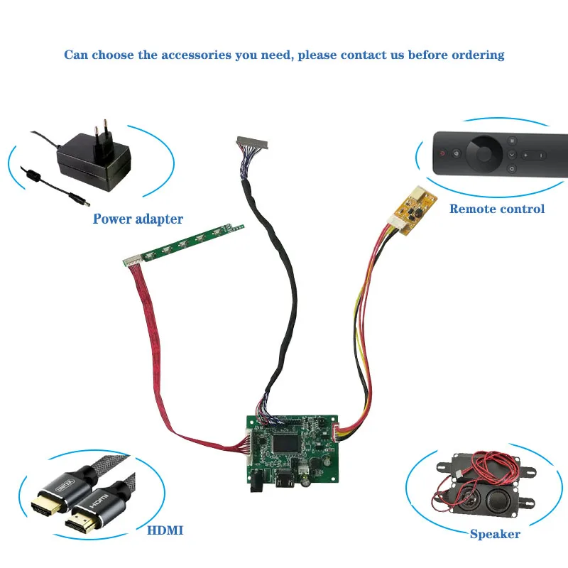 12.1inch 800*600 lcd screen with Control board HDMI input DIY Extend for Industrial monitor display