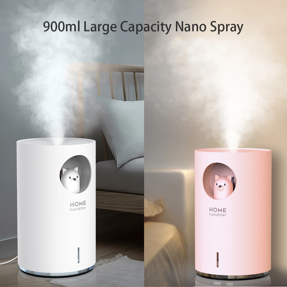 3000ML USB Ultrasonic Air Humidifier LED Night Light Mist Purifier Humidifiers