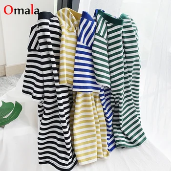 

harajuku women t shirt summer slim Casual Striped Simple tshirt korean short Sleeve Female T-shirts black tops student tee shirt