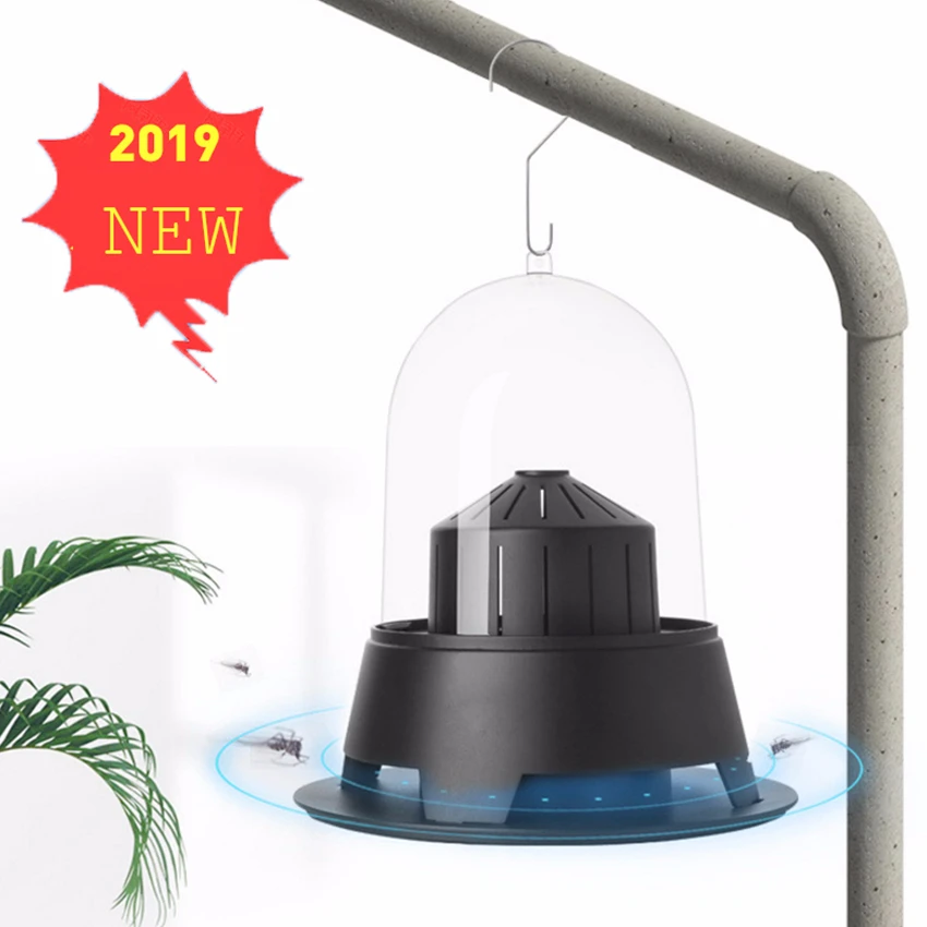 

2019 New Reusable Fly Trap Kill Flies Artifact Catching Zapper Cage Automatic Drive Rotating Flycatcher Garden Home Restaurant