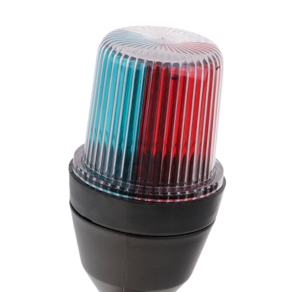 Repalcement 3-Color LED Marine Fold Down Stern Anchor Light Boat Lamp Red&Green&White