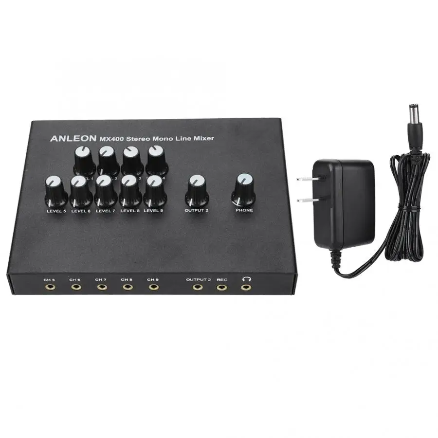 US Plug Мини цифровой усилитель, стерео сабвуфер, динамик, усилитель для ANLEON MX400, мини для PS3, для Xbox, fm-тюнер, фонопроигрыватель - Цвет: US Plug