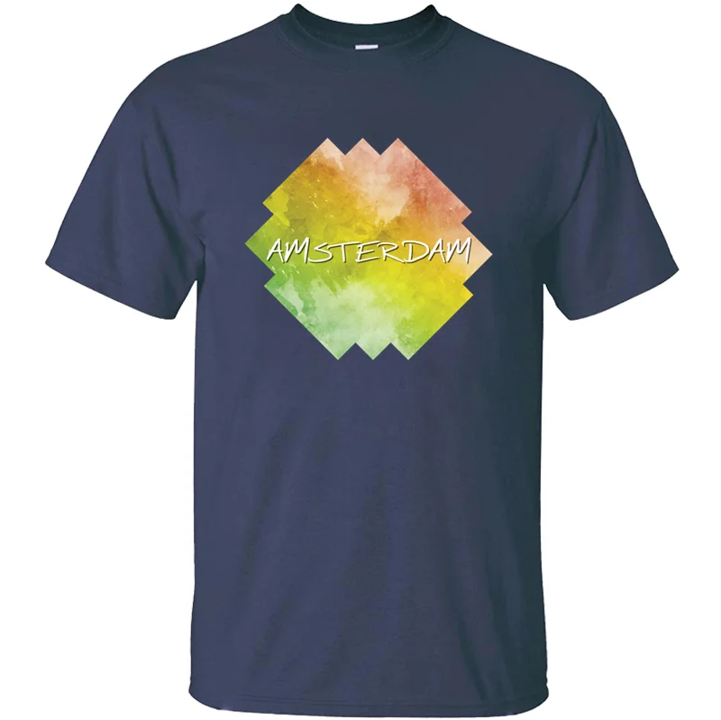 Футболка с принтом «Better Amsterdam», большие размеры S~ 5xl, семейная Мужская футболка, интересный безумный Топ в стиле хип-хоп, уличная одежда