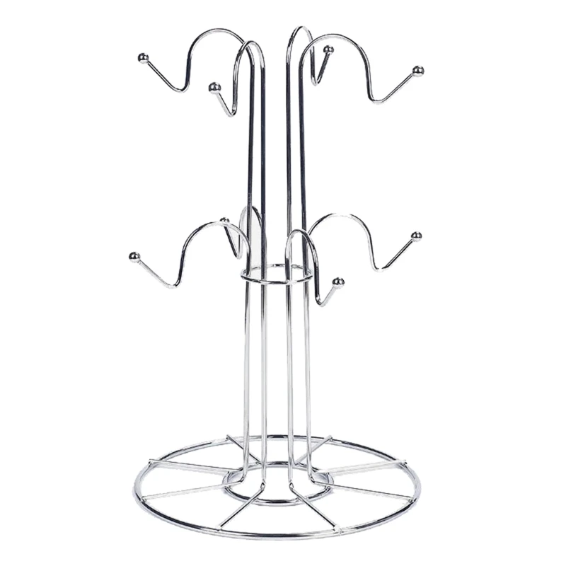 Porta tazze a forma di albero, 8 tazze da caffè, porta tazze da tè, portaoggetti per ripiani da cucina, accessorio da bar_voghion.com