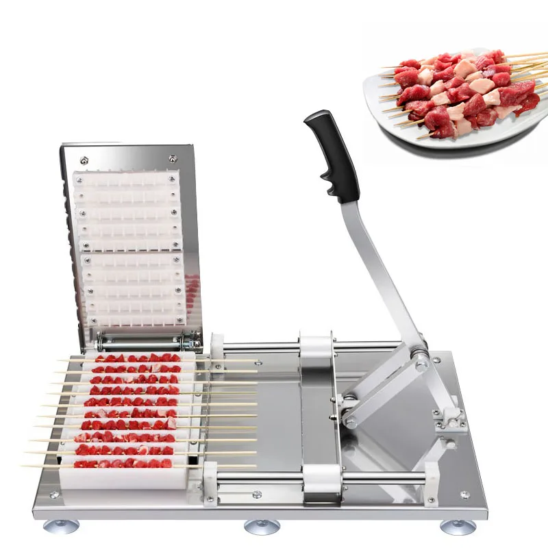直営店及び正規販売店 ミュートンケバブ機手動s2串マシンステンレス鋼ミュートンケババブミートウェアストリングマシン アイテム Www Sita Cv