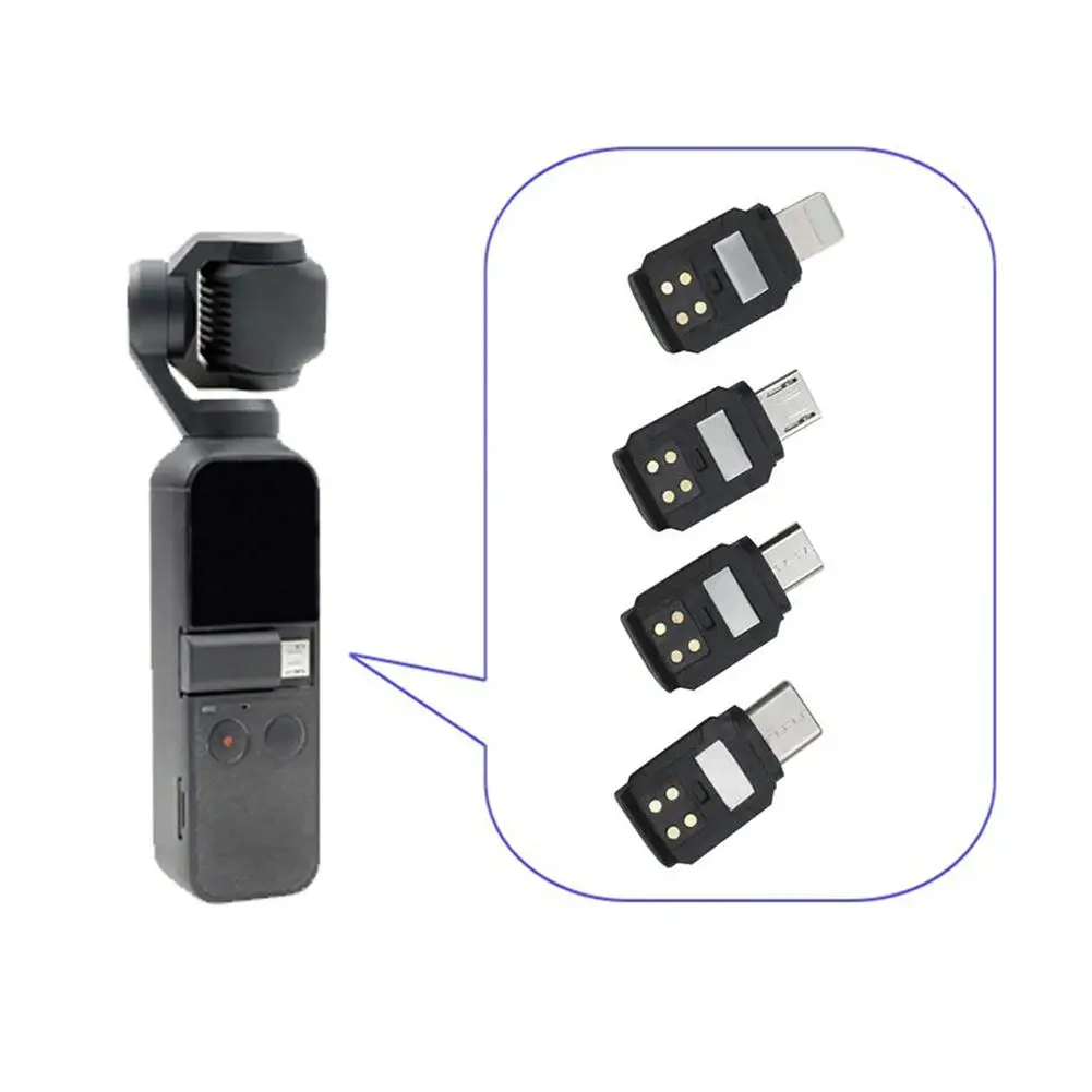 USB C адаптер конвертер типа к Micro для DJI OSMO карманная PTZ камера Мини Портативная
