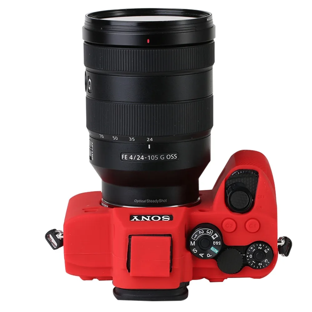 Мягкий силиконовый резиновый чехол для камеры, сумка для sony A7R IV A7R4 A7R mark 4, защитный чехол для тела с тканью для очистки