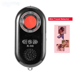 Détecteur de caméra, alarme de Vibration, Mini capteur de choc de voyage, détecteur Anti espion, objectif de caméra sans fil, dispositifs cachés K98 