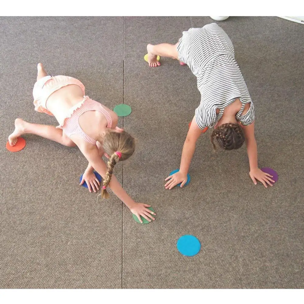 

New 20/30 PCS Classroom Magic Mark Sitting Carpet Spots to Educate Magic Sticker Children's Game Training Supplies Dropshipping