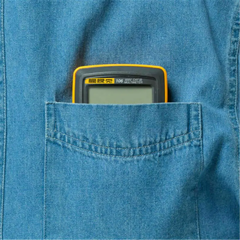 Цифровой мультиметр FLUKE 106 размером с ладонь F106 с переменным/постоянным напряжением и током полностью автоматический Высокоточный цифровой мультиметр