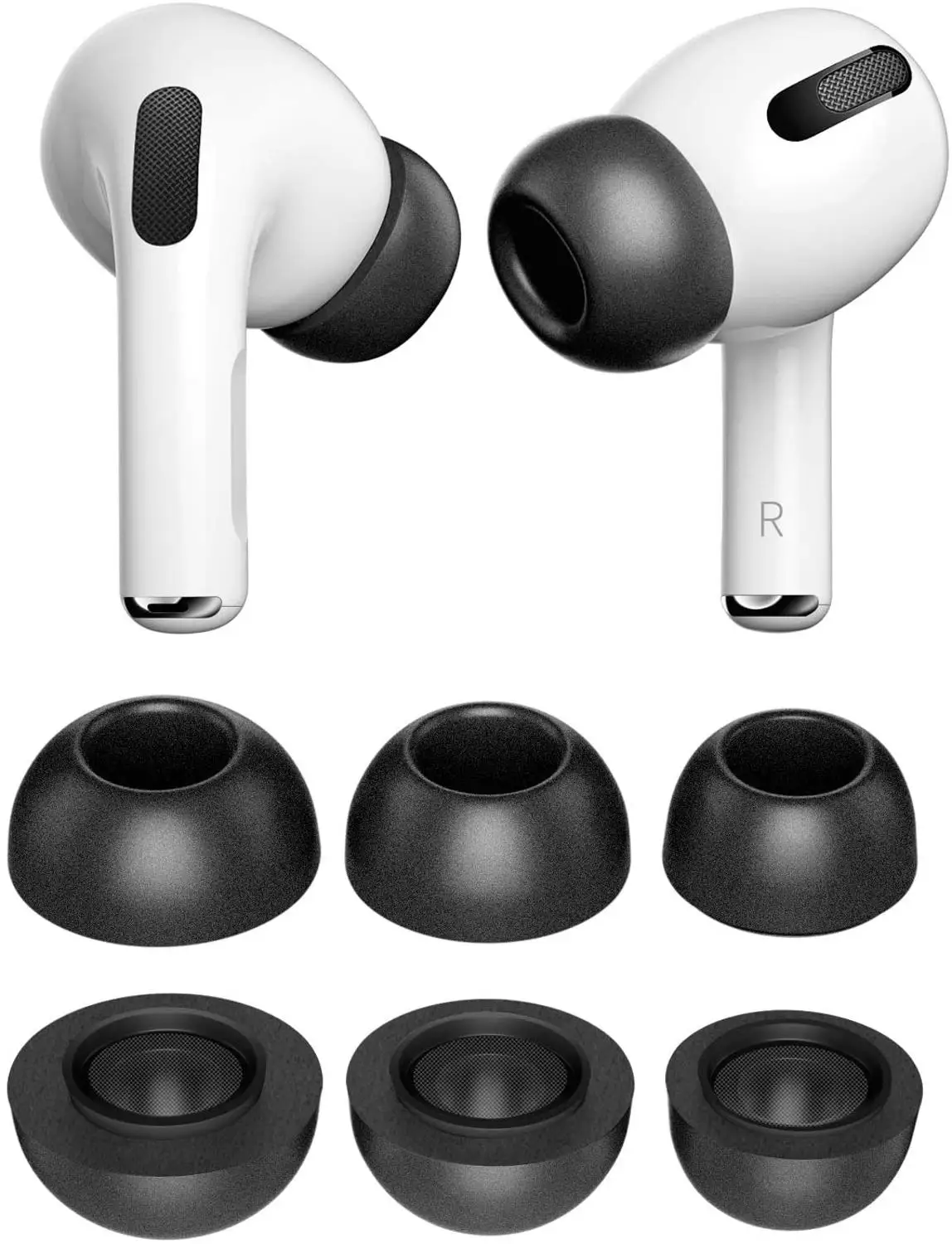 6 пар амбушюры для airpods pro 1:1 из пены с эффектом памяти AirPods Pro Аксессуары наушников